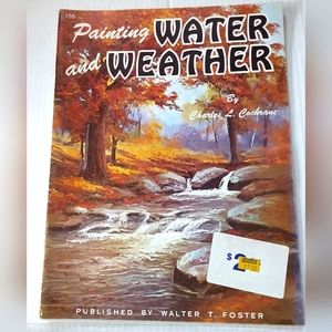 Painting Water and Weather Vintage Art Instruction Book #155